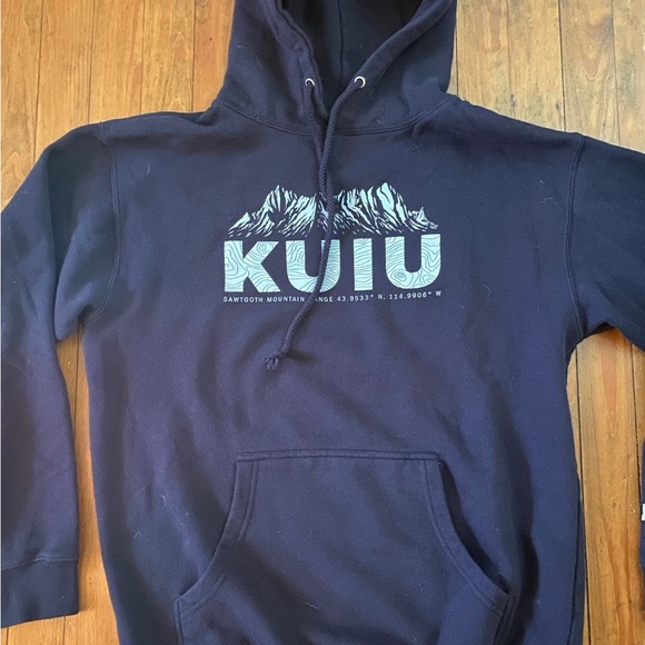 KUIU Mens Hoodie Navy Blue Medium - Picture 2 of 5